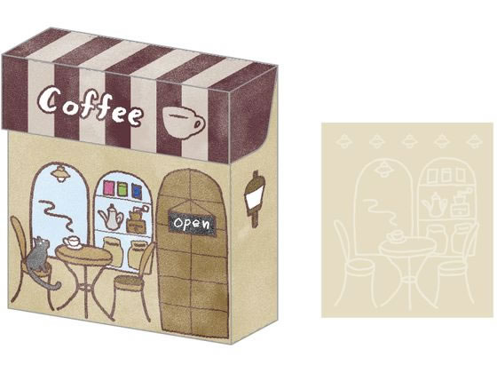 箱入りメモ カフェ ナカバヤシ COC-ME-A702-1