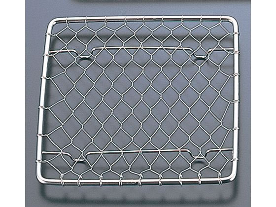 EBM/ステンレス 手編み 盛付網 角(100×100) 江部松商事 8725200