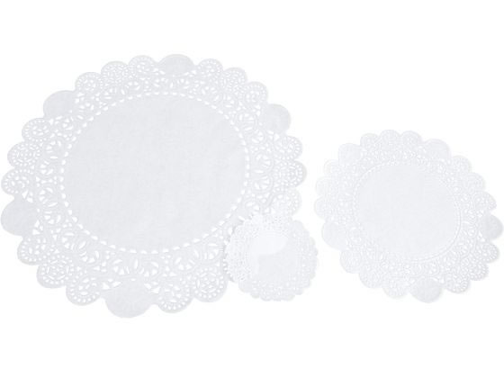 レースペーパー 白 丸型 50枚入 3.5吋(90mm) 住友 2502210