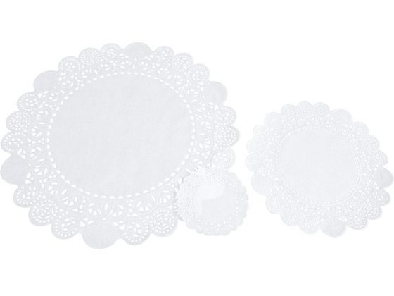 レースペーパー 白 丸型 50枚入 5.5吋(140mm) 住友 2502240