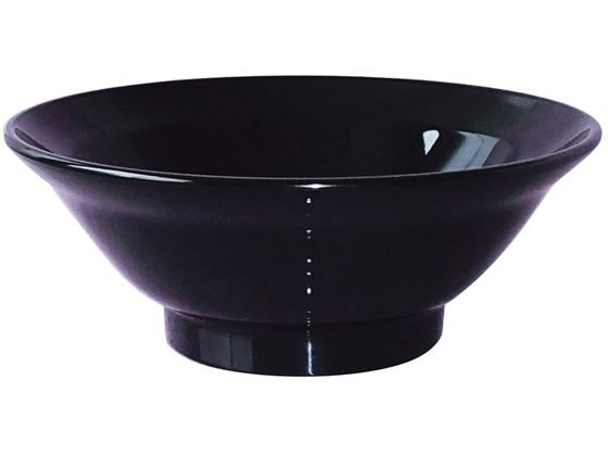 メラミン エコラーメン丼 ブラック(M-59) 江部松商事 7343820