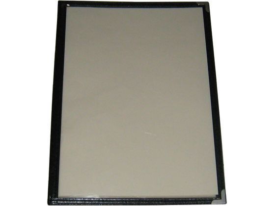 クイックメニューブック A4サイズ QM-3 6ページ ブラック 36018 友屋 7041840