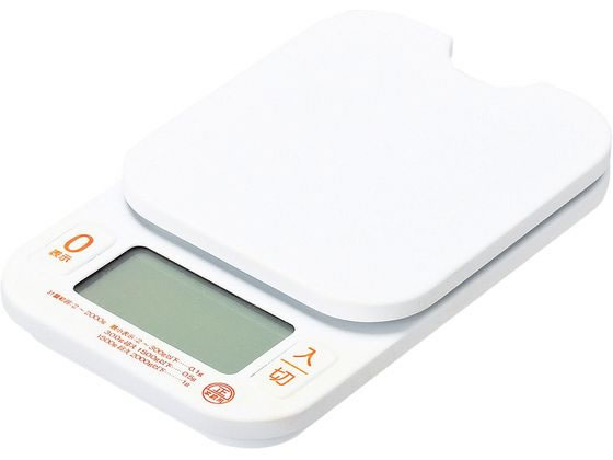 デジタルキッチンスケール 2.0kg用 0.1g単位 パール金属 D-6468