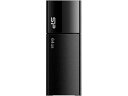 スライド式USBメモリ 64GB ブラック シリコンパワー SP064...(2)