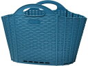 折りたためるランドリーバスケット 20L ブルー 清水産業 #120672
