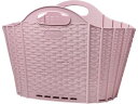 折りたためるランドリーバスケット 20L ピンク 清水産業 #120673