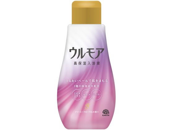 ウルモア 高保湿入浴液 クリーミーフローラル 本体 600mL アース製薬