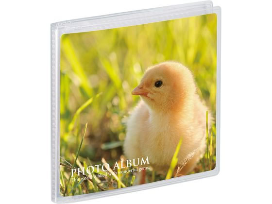 ミニポケ フォトアルバム 高透明 ましかくサイズ 20枚 セキセイ KP-7001-90