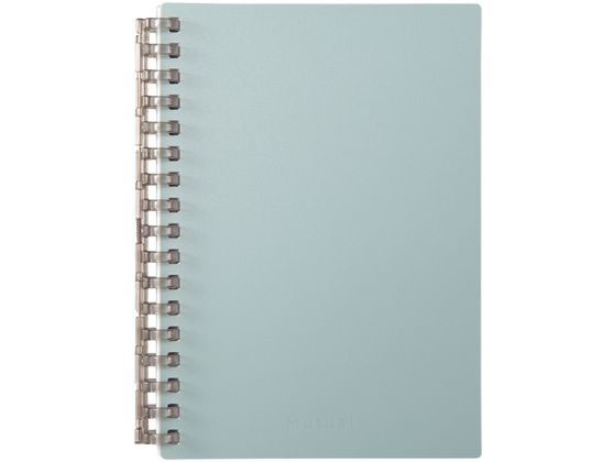 Mutual オープンリングノート A6 ライトブルー リヒトラブ N2671-14