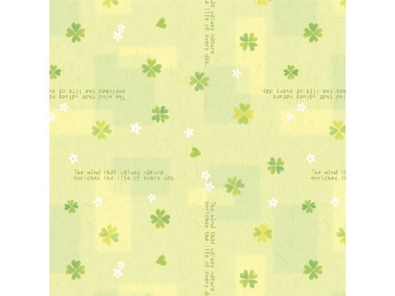 包装紙10枚ロール ハッピークローバー 全判 タカ印 49-8564