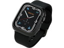 Apple Watch 45mm用ソフトバンパー ブラック エレコム AW-21ABPUBK