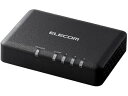 スイッチングハブ 3ポート エレコム EHC-G03PA2-SB