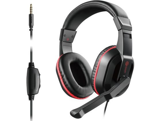 有線ヘッドセット 4極 エレコム HS-GM04MSTBK