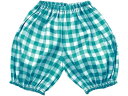 ソフトサテン かぼちゃパンツ(ギンガム) Cサイズ グリーン アーテック 18318