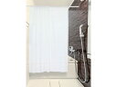 シャワーカーテン ホワイト 130×178cm フック付き アーテック 33000