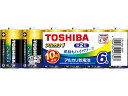 アルカリ電池 アルカリ1 単2 6本 東芝 LR14AN 6MP