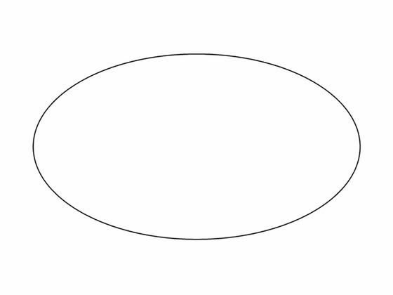 透明シール 楕円 500枚 タカ印 41-10229