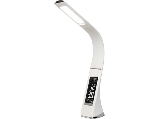 LEDスタンドライト デジタル表示付 ホワイト ZEPEAL DLS-H2008-WH
