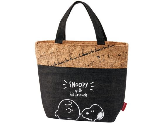 ランチトートバック M SNOOPYフレンズ コルク×デニム スケーター KBCO2