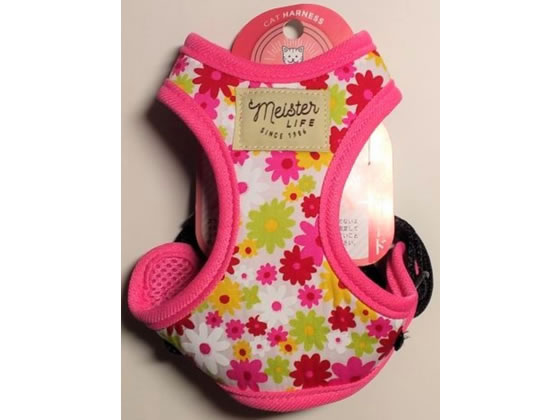 キャットソフティハーネスリード フラワー ピンク カワノ産業 ML2617P