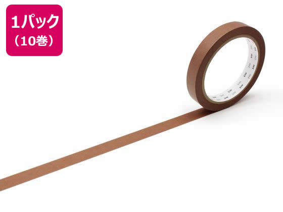 mt large core 和紙 チョコレート 強粘着10巻 カモ井 MT10L057