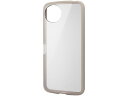 AQUOS wish4 ハイブリッドケース カフェオレ エレコム PM-S241TSLFCBE