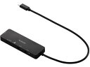 Type-Cハブ USB-A SDカード ブラック エレコム U3H-MSD3007BBK