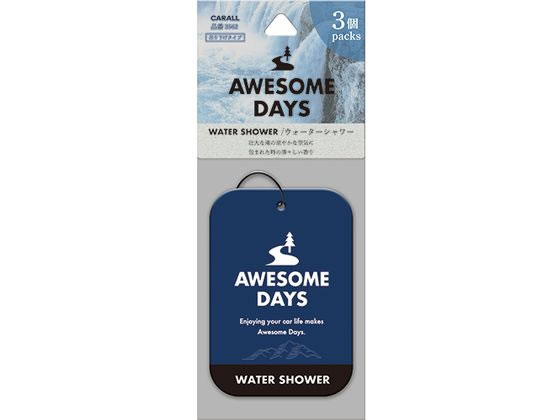 オーサムデイズ プレート 3個パック ウォーターシャワ 晴香堂 3562