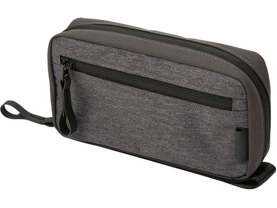 ガジェットポーチ ワイド グレー クツワ FS108GY