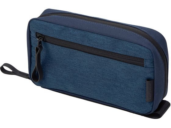 ガジェットポーチ ワイド ネイビー クツワ FS108NB