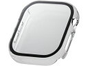 アップルウォッチ 46mm フルカバー ゴリラ クリア エレコム AW-24AFCGOCR