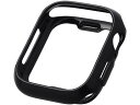 アップルウォッチ 42mm ソフトバンパー ブラック エレコム AW-24BBPUBK