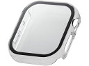 アップルウォッチ 42mm フルカバー ゴリラ クリア エレコム AW-24BFCGOCR