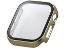 アップルウォッチ 42mm フルカバー メタリックゴールド エレコム AW-24BFCGPGD