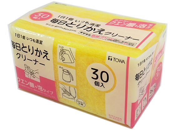 KR毎日取替えクリーナークエン酸入30個付き 東和産業