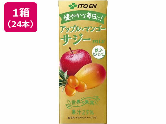アップル・マンゴー サジーmix 紙パック 200mL×24本 伊藤園のサムネイル
