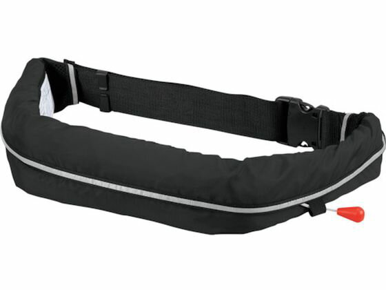 OCEANLIFE/自動膨張式ウエストタイプ 作業用ライフジャケット ブラック 3776530