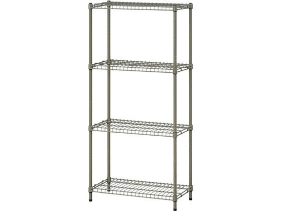 カラースチールシェルフ ラック 小 カーキ アイリスオーヤマ SEC-590