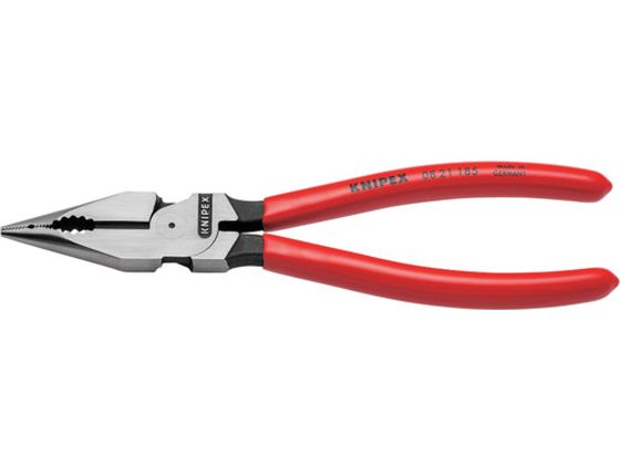 ニードルノーズペンチ プラスチックハンドル 185mm 0 821185 KNIPEX 6107092