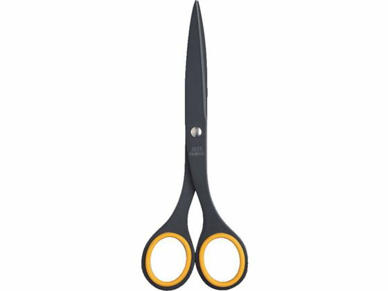 ALLEX/事務用はさみ 中 フッ素コート S-165F イエロー 11150Y 5383476