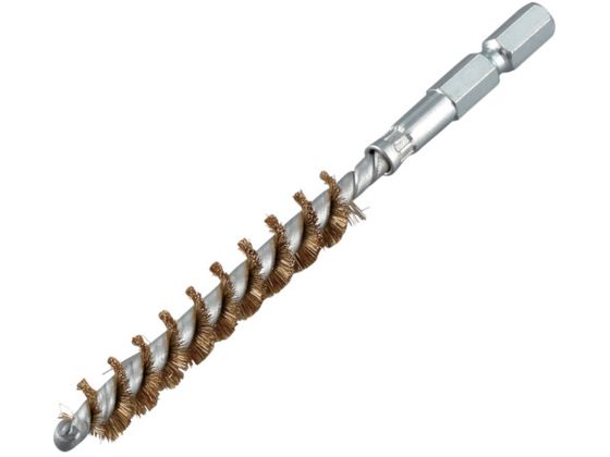 六角軸 ツイストブラシ 真鍮線 φ10mm 33214 RELIEF 8592876