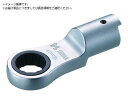 トルクレンチ用交換ヘッド 差替式トルクレンチ用ラチェットめがねヘット TONE 1830081