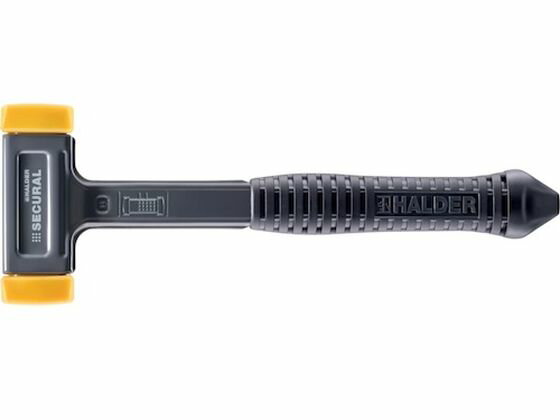 HALDER/セキューラルハンマー ポリウレタン イエロー 頭径3\1×\20mm 3380 5738816