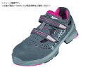 UVEX/1 レディース サンダル グレー 24.0CM S1 SRC8560.5-38 uvex 8552800