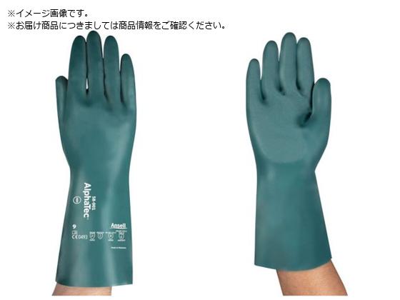 Ansell/耐薬品ESD手袋 アルファテック 58-001ESD 3861797