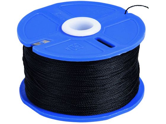 ポリエステル水糸 リール巻 極太 1.2mm 120m ブラック 78492 シンワ 1992806