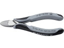 精密用ニッパー 静電気対策タイプ 130mm7702-130ESD KNIPEX 6778586
