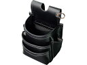 腰袋3段 黒金 LIGHT PU LEATHER SERIESAB-23BG フジ矢 5519657