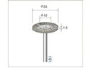 耐熱ナイロンブラシ 1Pk 袋 =5本入 50732 ナカニシ 4769431