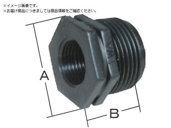 IWA/樹脂 PP 製 配管継手 ブッシング 49BUS5032P 4355403